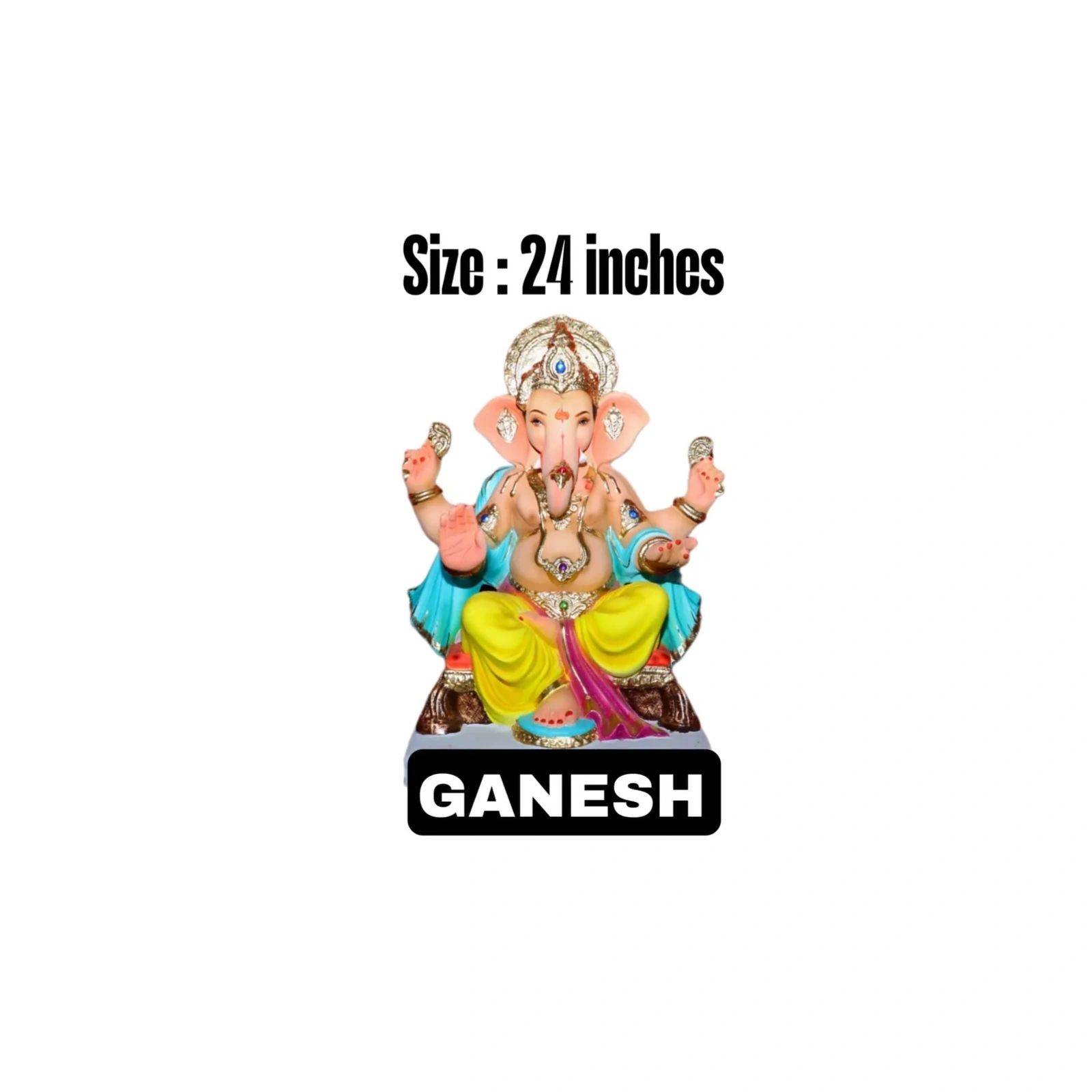 Dhuripadak Ganesha idol